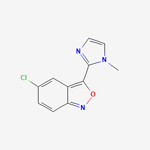 5-Chloro-3-(1-methyl-1H-imidazol-2-yl)-2,1-benzoxazole