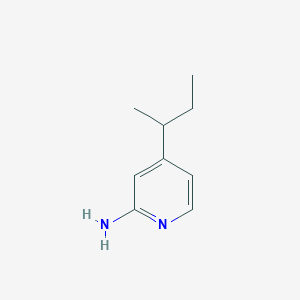 molecular formula C9H14N2 B3355078 4-(sec-Butyl)pyridin-2-amine CAS No. 61702-16-7
