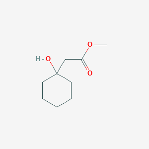 molecular formula C9H16O3 B3355082 Methyl 2-(1-hydroxycyclohexyl)acetate CAS No. 61704-66-3