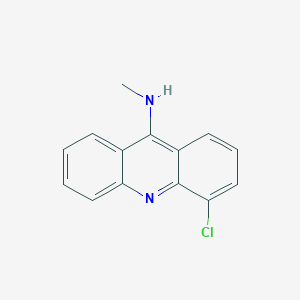 molecular formula C14H11ClN2 B3355129 9-Acridinamine, 4-chloro-N-methyl- CAS No. 61981-67-7