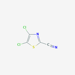 molecular formula C4Cl2N2S B3355165 4,5-Dichloro-1,3-thiazole-2-carbonitrile CAS No. 62019-53-8