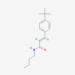 molecular formula C17H25NO B335518 N-butyl-3-(4-tert-butylphenyl)acrylamide 