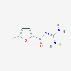 molecular formula C7H9N3O2 B3355184 N-(Aminoiminomethyl)-5-methyl-2-furancarboxamide CAS No. 62120-05-2
