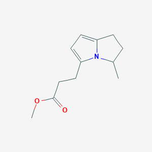 Methyl 3-(3-methyl-2,3-dihydro-1H-pyrrolizin-5-yl)propanoate