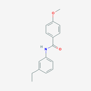 molecular formula C16H17NO2 B335523 N-(3-ethylphenyl)-4-methoxybenzamide 