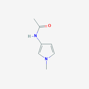 molecular formula C7H10N2O B3355231 N-(1-Methyl-1H-pyrrol-3-yl)acetamide CAS No. 62187-86-4
