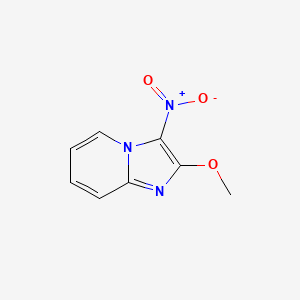molecular formula C8H7N3O3 B3355234 2-Methoxy-3-nitroimidazo[1,2-a]pyridine CAS No. 62194-83-6