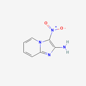 molecular formula C7H6N4O2 B3355242 3-Nitroimidazo[1,2-A]pyridin-2-amine CAS No. 62194-90-5