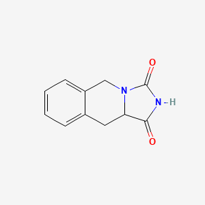 molecular formula C11H10N2O2 B3355326 10,10a-Dihydroimidazo[1,5-b]isoquinoline-1,3(2H,5H)-dione CAS No. 62373-30-2