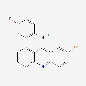 molecular formula C19H12BrFN2 B3355334 2-Bromo-N-(4-fluorophenyl)acridin-9-amine CAS No. 62383-13-5