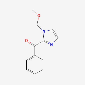 molecular formula C12H12N2O2 B3355360 [1-(Methoxymethyl)imidazol-2-yl]-phenylmethanone CAS No. 62457-97-0