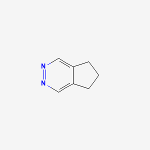 molecular formula C7H8N2 B3355396 6,7-Dihydro-5H-cyclopenta[d]pyridazine CAS No. 6250-96-0