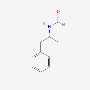 molecular formula C10H13NO B3355418 Formamide, N-((1R)-1-methyl-2-phenylethyl)- CAS No. 62532-67-6