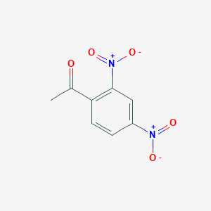 molecular formula C8H6N2O5 B3355453 1-(2,4-Dinitrophenyl)ethan-1-one CAS No. 62572-86-5