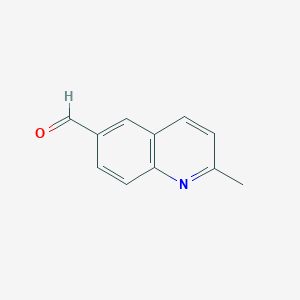 molecular formula C11H9NO B033555 2-甲基喹啉-6-甲醛 CAS No. 108166-03-6