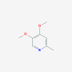 molecular formula C8H11NO2 B3355560 4,5-Dimethoxy-2-methylpyridine CAS No. 62885-48-7
