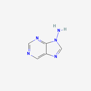 molecular formula C5H5N5 B3355635 9h-Purin-9-amine CAS No. 6313-13-9
