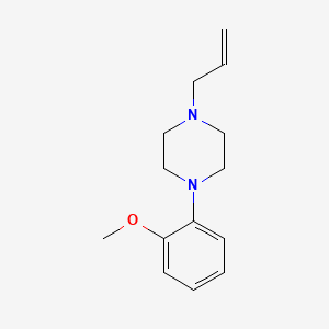 molecular formula C14H20N2O B3355688 1-(2-Methoxyphenyl)-4-(prop-2-en-1-yl)piperazine CAS No. 6322-40-3