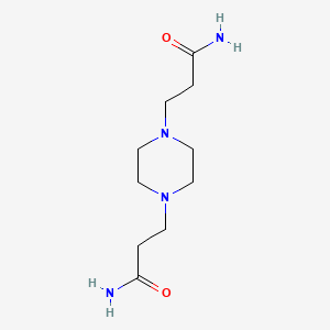 1,4-Piperazinedipropanamide