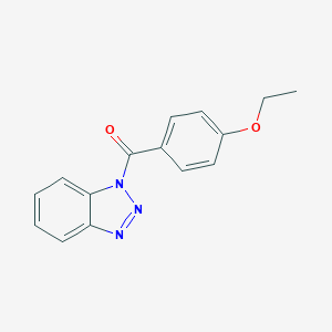 molecular formula C15H13N3O2 B335583 1H-benzotriazol-1-yl(4-ethoxyphenyl)methanone 