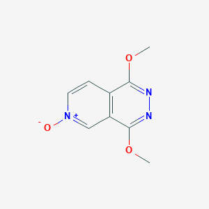 molecular formula C9H9N3O3 B3355869 Pyrido[3,4-d]pyridazine, 1,4-dimethoxy-, 6-oxide CAS No. 63930-83-6