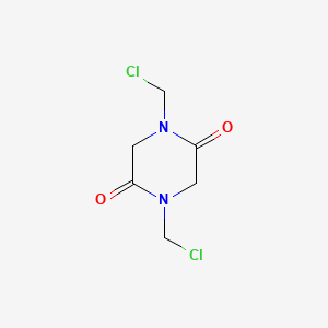 molecular formula C6H8Cl2N2O2 B3355882 1,4-Bis(chloromethyl)piperazine-2,5-dione CAS No. 64028-43-9