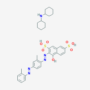 molecular formula C36H43N5O7S2 B3355892 Solvent red 32 CAS No. 6406-53-7
