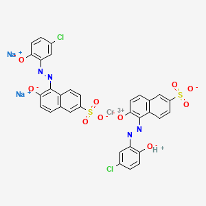 molecular formula C32H17Cl2CrN4Na2O10S2 B3355898 Einecs 229-048-2 CAS No. 6408-02-2