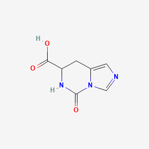 molecular formula C7H7N3O3 B3355912 Imidazo[1,5-c]pyrimidine-7-carboxylic acid, 5,6,7,8-tetrahydro-5-oxo- CAS No. 64134-26-5