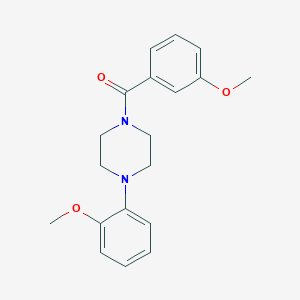 molecular formula C19H22N2O3 B335594 1-(3-Methoxybenzoyl)-4-(2-methoxyphenyl)piperazine 
