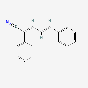 molecular formula C17H13N B3355969 (2E,4E)-2,5-diphenylpenta-2,4-dienenitrile CAS No. 6443-79-4