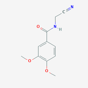 molecular formula C11H12N2O3 B335598 N-(cyanomethyl)-3,4-dimethoxybenzamide 