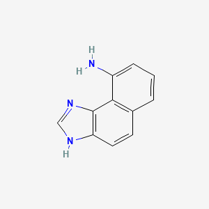 molecular formula C11H9N3 B3355991 1H-Naphth[1,2-d]imidazol-9-amine CAS No. 64574-31-8