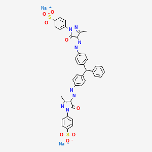 molecular formula C39H30N8Na2O8S2 B3355996 酸性黄117 CAS No. 6459-70-7