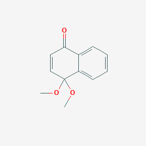 molecular formula C12H12O3 B3356026 4,4-dimethoxy-4H-naphthalen-1-one CAS No. 64648-86-8