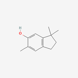 molecular formula C12H16O B3356094 3,3,6-Trimethylindan-5-ol CAS No. 65021-23-0