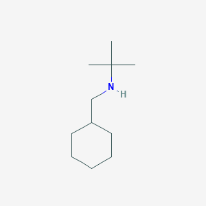 molecular formula C11H23N B3356111 N-(Cyclohexylmethyl)-2-methylpropan-2-amine CAS No. 65055-37-0