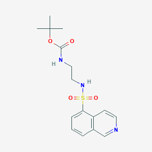 tert-butyl N-[2-(isoquinolin-5-ylsulfonylamino)ethyl]carbamate