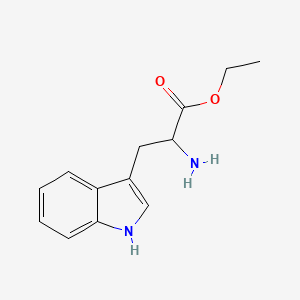 molecular formula C13H16N2O2 B3356156 Ethyl 2-amino-3-(1H-indol-3-yl)propanoate CAS No. 6519-66-0