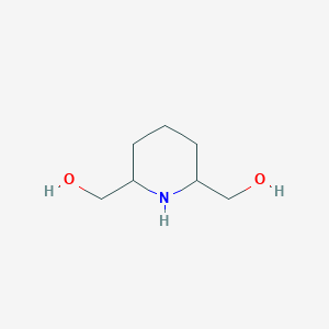 molecular formula C7H15NO2 B3356167 2,6-Piperidinedimethanol CAS No. 65236-00-2