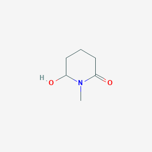 molecular formula C6H11NO2 B3356176 6-Hydroxy-1-methylpiperidin-2-one CAS No. 65239-06-7