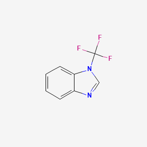 molecular formula C8H5F3N2 B3356182 1-(Trifluoromethyl)-1H-benzimidazole CAS No. 652968-46-2