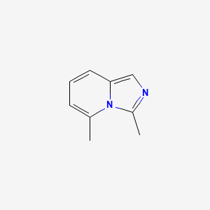 molecular formula C9H10N2 B3356274 3,5-Dimethylimidazo[1,5-a]pyridine CAS No. 6558-65-2