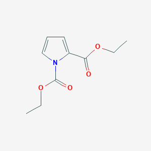 molecular formula C10H13NO4 B3356374 Diethyl 1h-pyrrole-1,2-dicarboxylate CAS No. 66202-48-0
