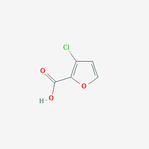 molecular formula C5H3ClO3 B3356382 3-Chlorofuran-2-carboxylic acid CAS No. 66204-31-7