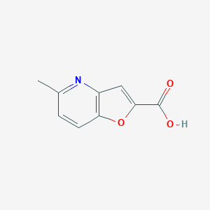 molecular formula C9H7NO3 B3356431 5-甲基呋喃[3,2-b]吡啶-2-羧酸 CAS No. 66497-45-8