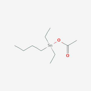 (Acetyloxy)(butyl)diethylstannane