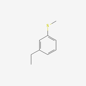 molecular formula C9H12S B3356475 1-Ethyl-3-(methylthio)benzene CAS No. 66794-12-5
