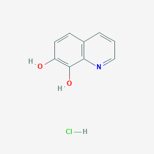molecular formula C9H8ClNO2 B3356540 Quinoline-7,8-diol hydrochloride CAS No. 671780-00-0