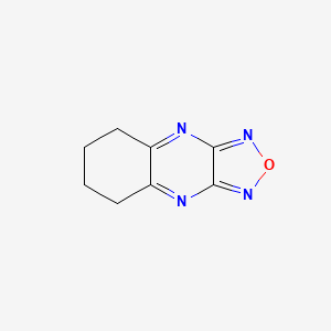 molecular formula C8H8N4O B3356548 5,6,7,8-Tetrahydro-[1,2,5]oxadiazolo[3,4-b]quinoxaline CAS No. 67200-32-2